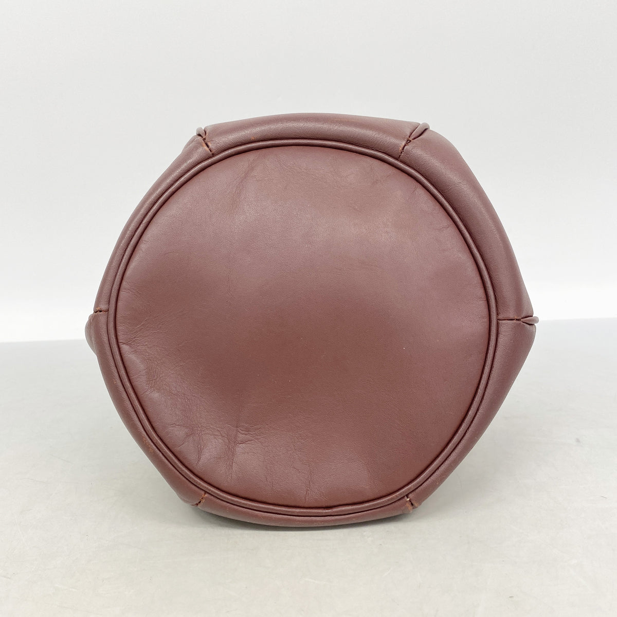 【6ie7100】カルティエ ショルダーバッグ マスト レザー ボルドー ゴールド金具【中古】レディース