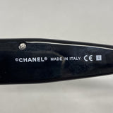 【6ie7111】シャネル サングラス 4117-B ブラック シルバー金具【中古】レディース