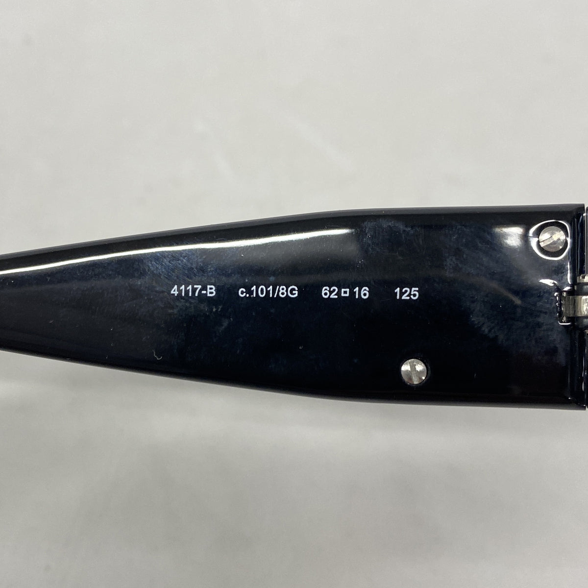 【6ie7111】シャネル サングラス 4117-B ブラック シルバー金具【中古】レディース