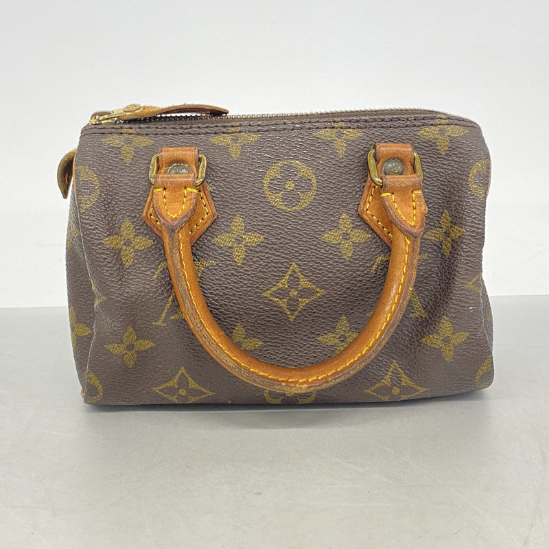 【6ie7113】ルイヴィトン ハンドバッグ モノグラム ミニスピーディ M41534 ブラウン【中古】レディース