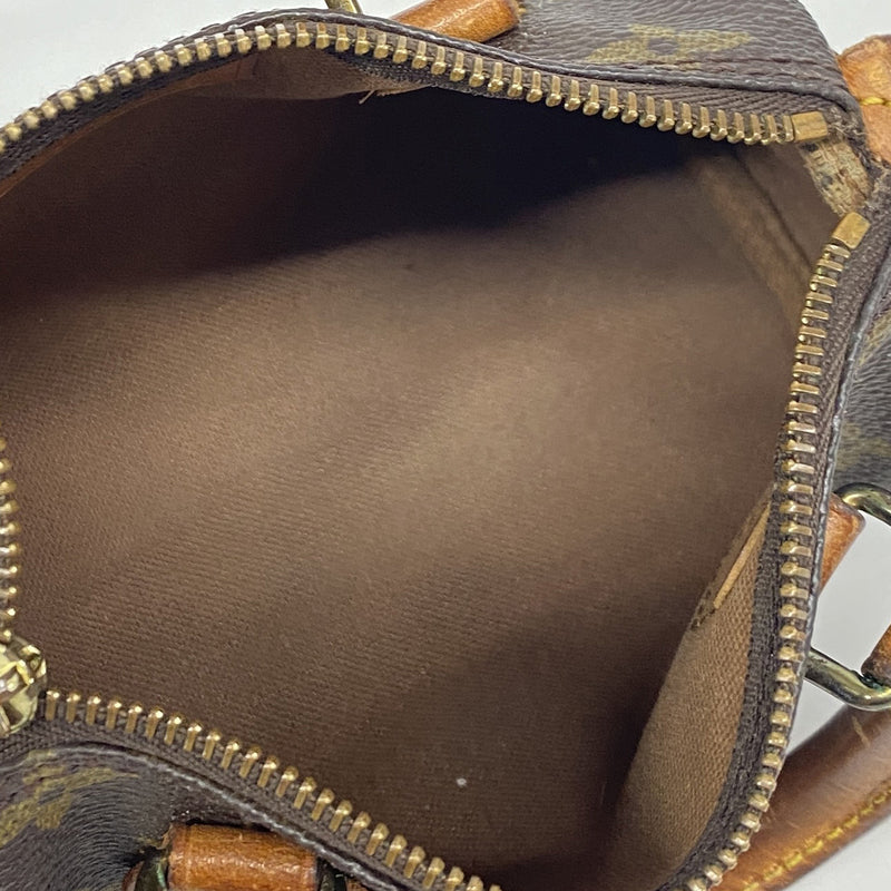 【6ie7113】ルイヴィトン ハンドバッグ モノグラム ミニスピーディ M41534 ブラウン【中古】レディース