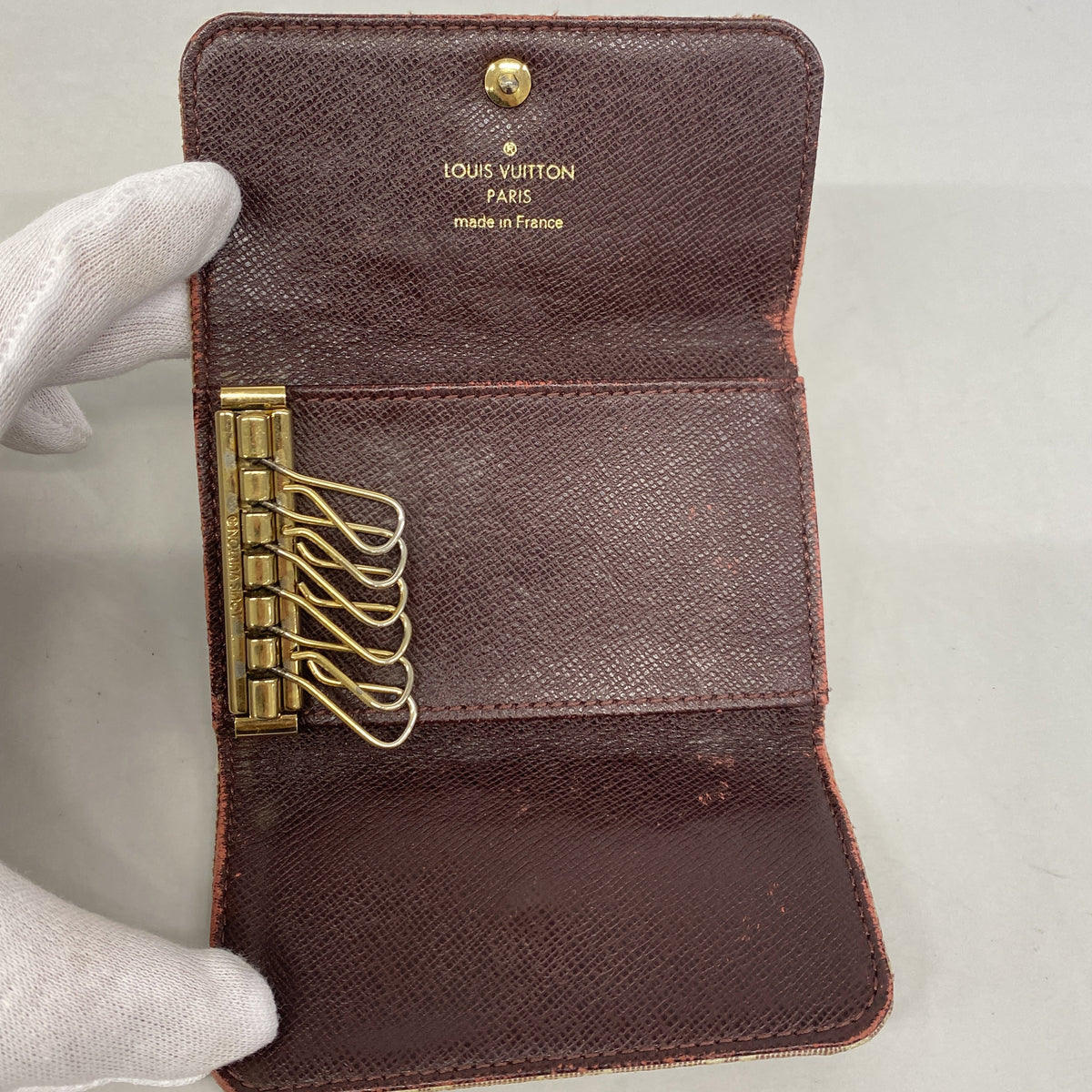 【6ie7118】ルイヴィトン キーケース モノグラム・イディール ミュルティクレ6 M62993 セピア【中古】レディース