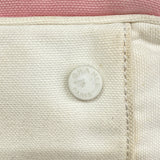 【6ie7120】シャネル ハンドバッグ マシュマロ キャンバス ホワイト ピンク ゴールド金具【中古】レディース