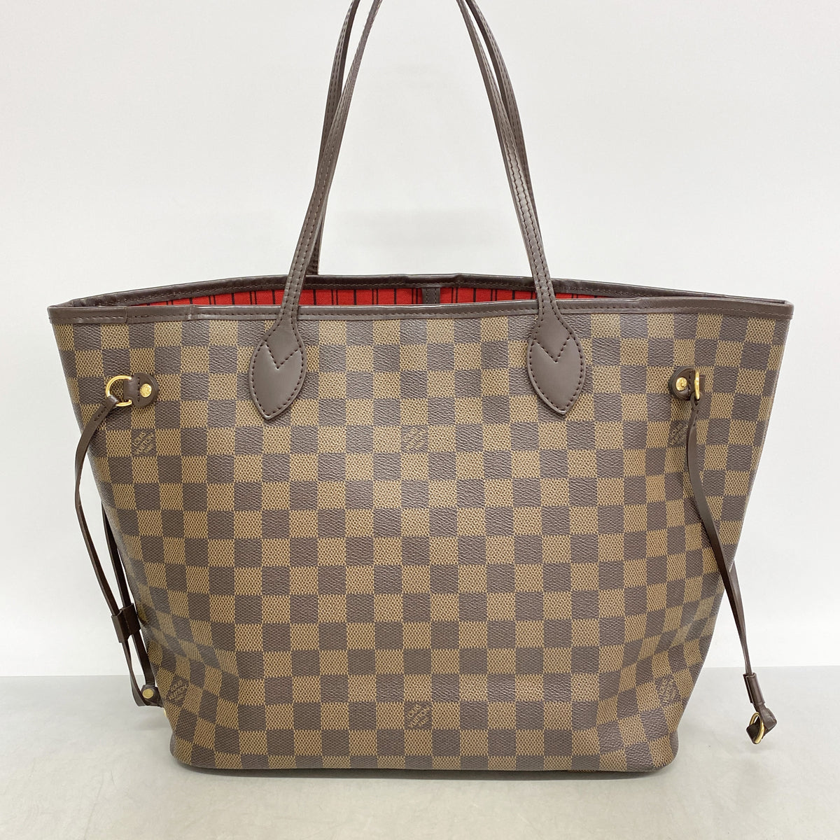 【6ie7122】ルイヴィトン トートバッグ ダミエ ネヴァーフルMM N51105 エベヌ【中古】レディース