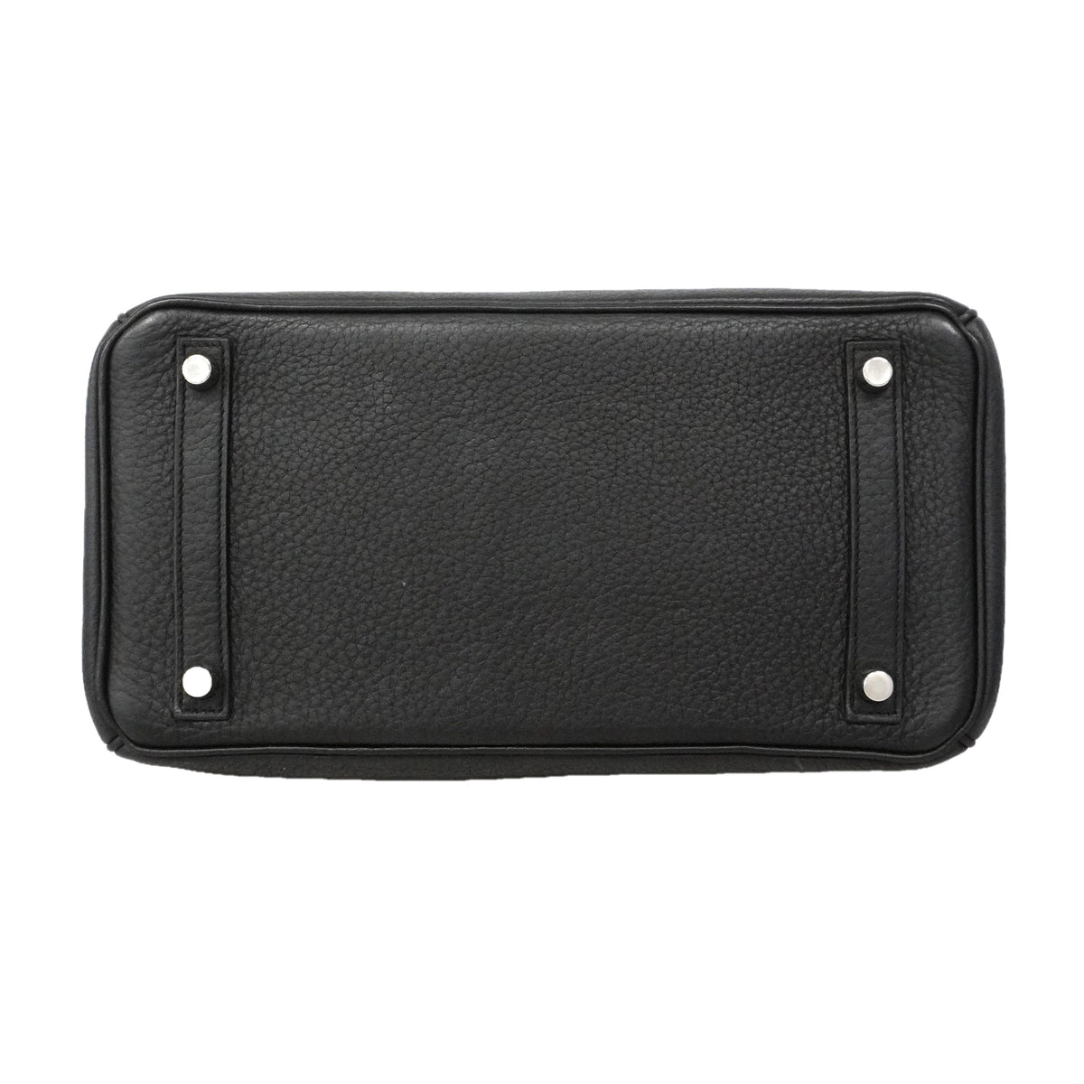 【6ie7132】エルメス ハンドバッグ バーキン30 トゴ ブラック シルバー金具 □M刻印【中古】レディース