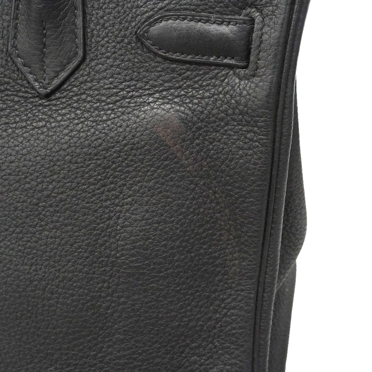 【6ie7132】エルメス ハンドバッグ バーキン30 トゴ ブラック シルバー金具 □M刻印【中古】レディース