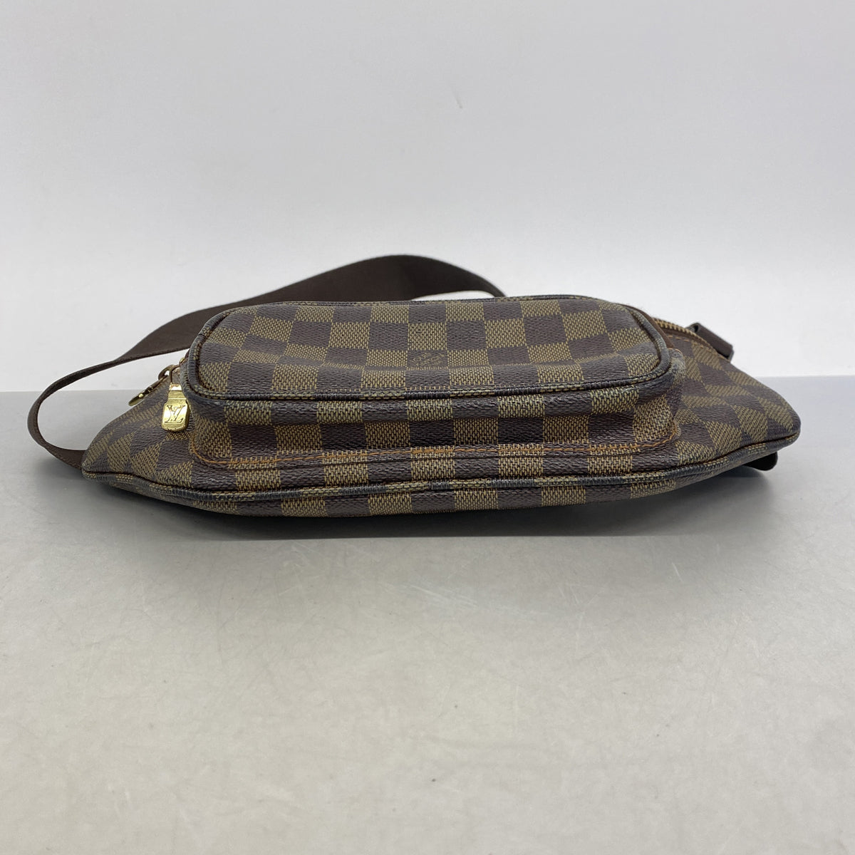 【6ie7143】ルイヴィトン ウエストバッグ ダミエ バムバッグメルヴィール N51172 エベヌ【中古】メンズ