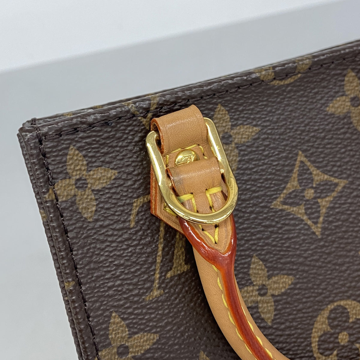 【6ie7144】ルイヴィトン ハンドバッグ モノグラム プティットサックプラ M81295 ブラウン 2wayバッグ【中古】レディース