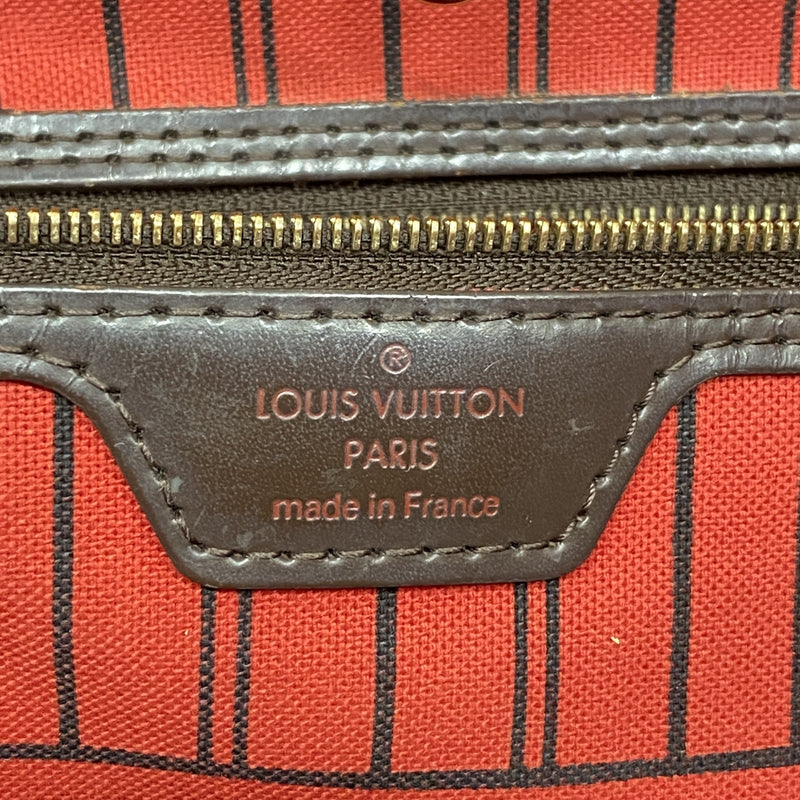【6ie7153】ルイヴィトン トートバッグ ダミエ ネヴァーフルMM N41358 エベヌ【中古】レディース