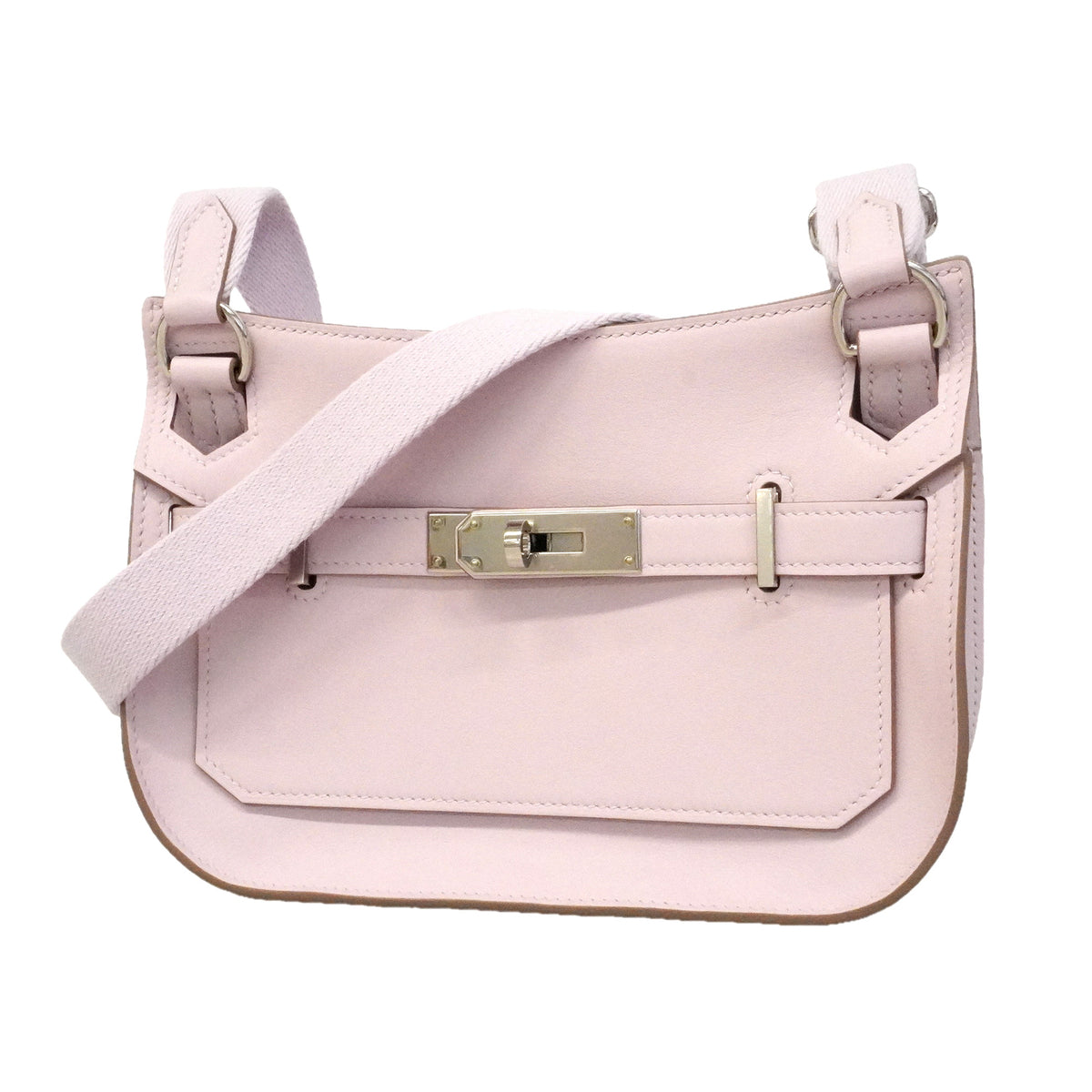 【6ie7160】エルメス ショルダーバッグ ジプシエールミニ スイフト モーヴペール シルバー金具 W刻印【中古】レディース
