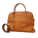 【6ie7161】エルメス ハンドバッグ ボリード35 トリヨンクレマンス ゴールド シルバー金具 □I刻印 2wayバッグ【中古】レディース