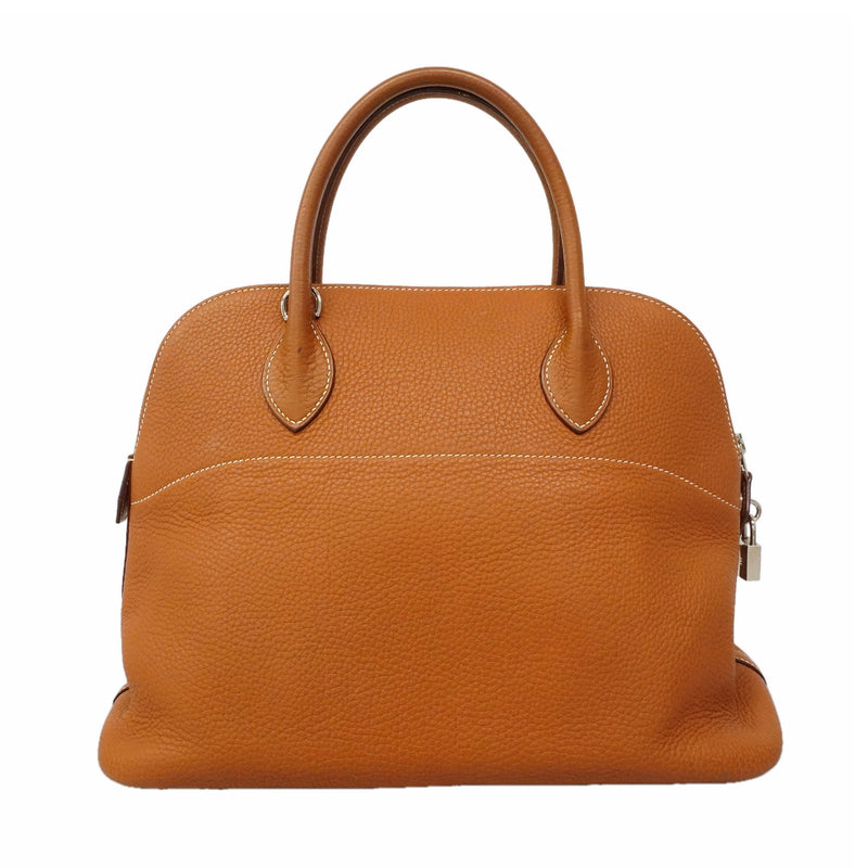 【6ie7161】エルメス ハンドバッグ ボリード35 トリヨンクレマンス ゴールド シルバー金具 □I刻印 2wayバッグ【中古】レディース