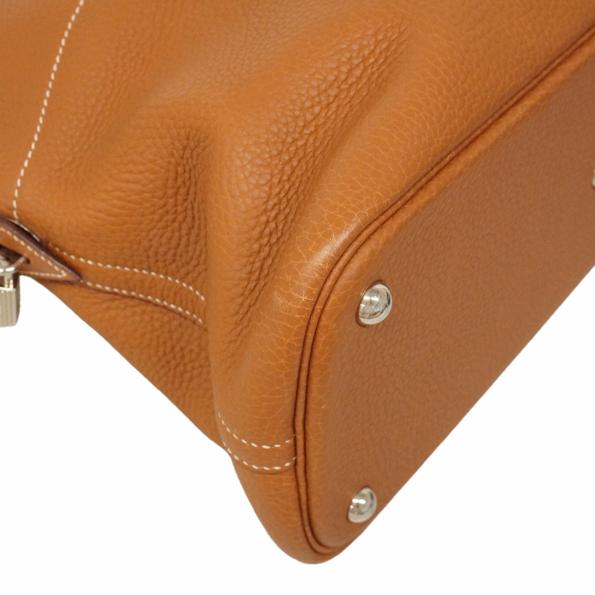 【6ie7161】エルメス ハンドバッグ ボリード35 トリヨンクレマンス ゴールド シルバー金具 □I刻印 2wayバッグ【中古】レディース