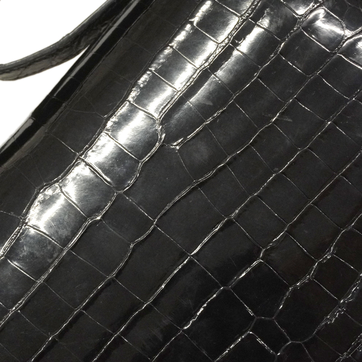 【6ie7163】エルメス ショルダーバッグ コンスタンスミニ ポロサス ブラック ゴールド金具 □C刻印【中古】レディース