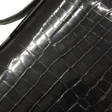 【6ie7163】エルメス ショルダーバッグ コンスタンスミニ ポロサス ブラック ゴールド金具 □C刻印【中古】レディース