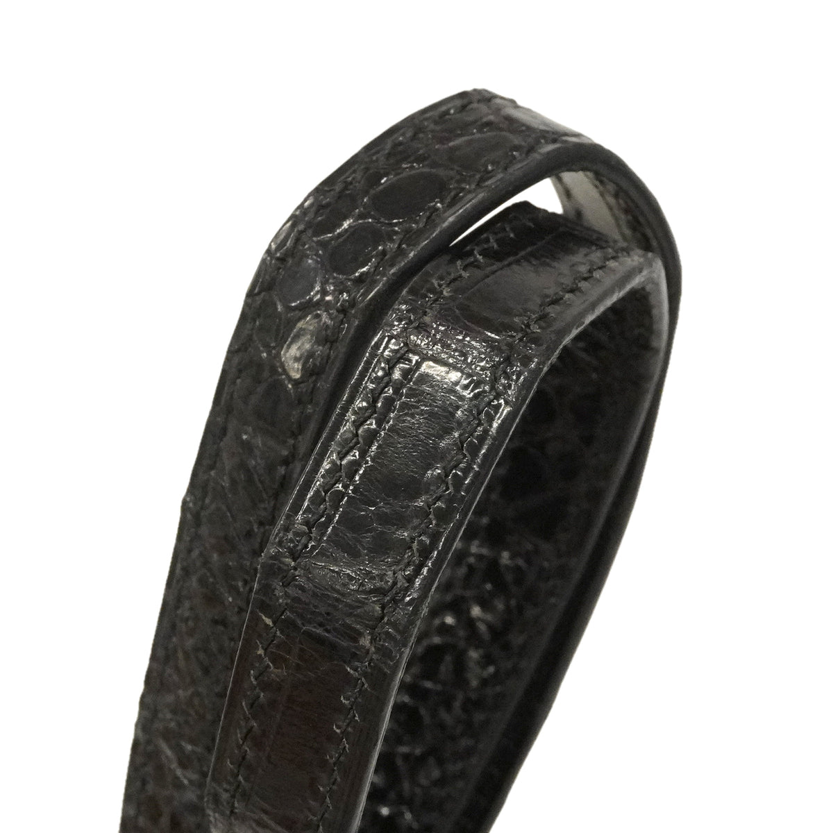 【6ie7163】エルメス ショルダーバッグ コンスタンスミニ ポロサス ブラック ゴールド金具 □C刻印【中古】レディース