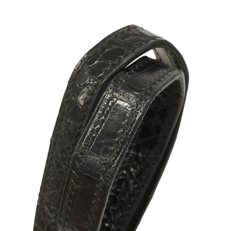 【6ie7163】エルメス ショルダーバッグ コンスタンスミニ ポロサス ブラック ゴールド金具 □C刻印【中古】レディース