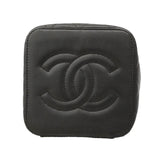 【6ie7168】シャネル バニティバッグ マトラッセ チェーンショルダー ラムスキン ブラック ゴールド金具 2wayバッグ【中古】