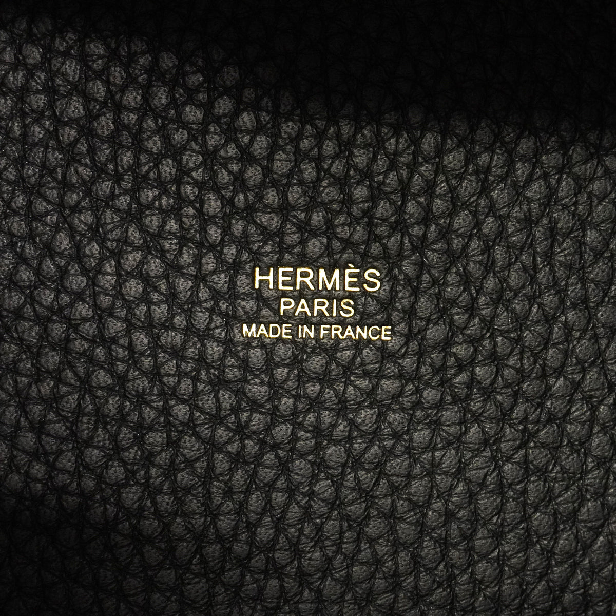 【6ie7169】エルメス ハンドバッグ ピコタンロックPM トリヨンクレマンス ブラック ゴールド金具 K刻印【中古】レディース