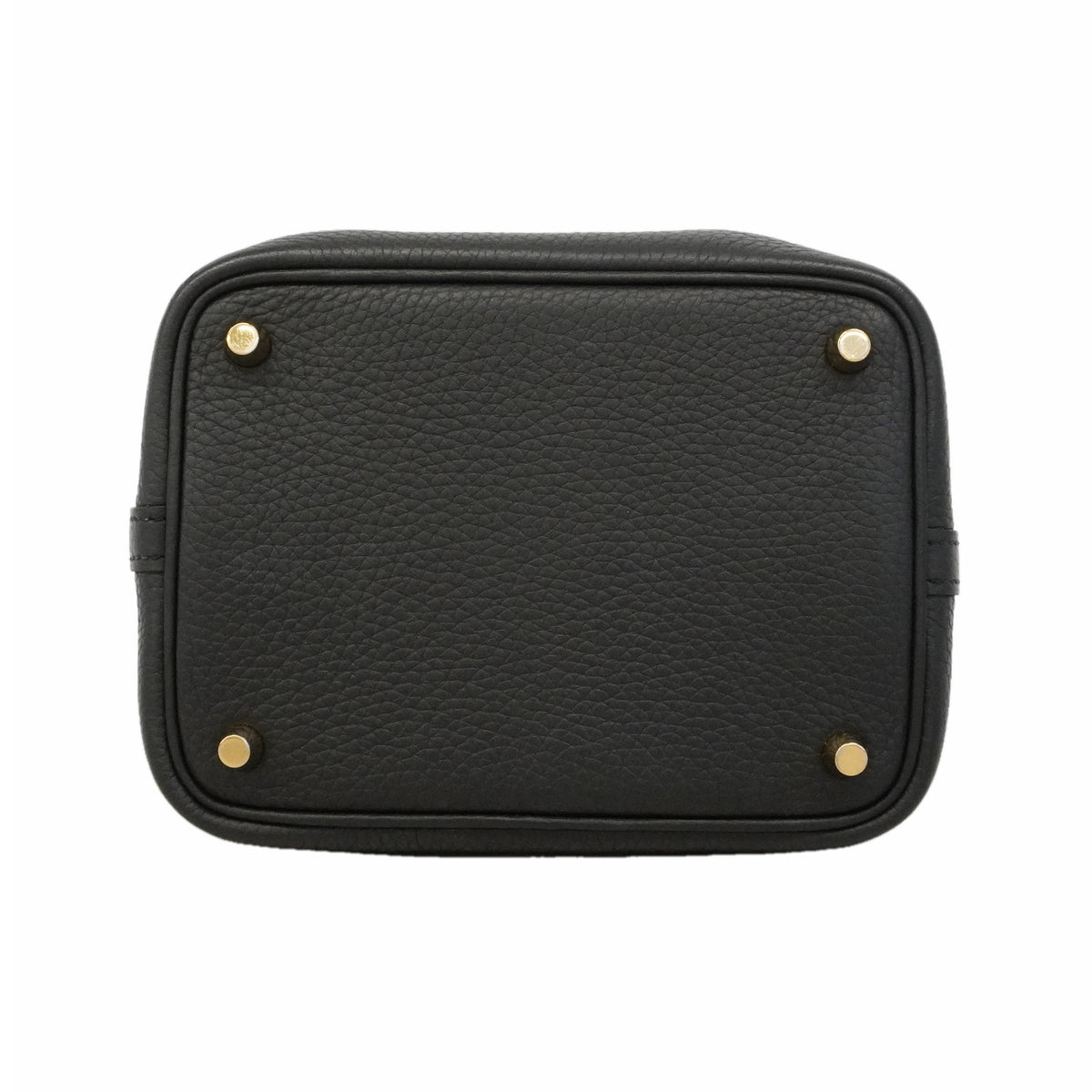【6ie7169】エルメス ハンドバッグ ピコタンロックPM トリヨンクレマンス ブラック ゴールド金具 K刻印【中古】レディース