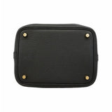 【6ie7169】エルメス ハンドバッグ ピコタンロックPM トリヨンクレマンス ブラック ゴールド金具 K刻印【中古】レディース