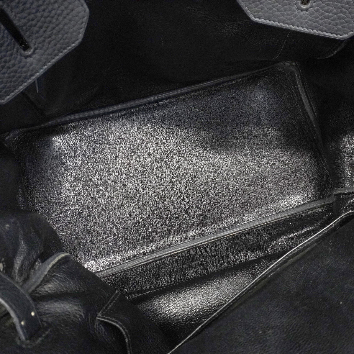 【6ie7170】エルメス ハンドバッグ バーキン35 トリヨンクレマンス ブラック シルバー金具 □K刻印【中古】レディース