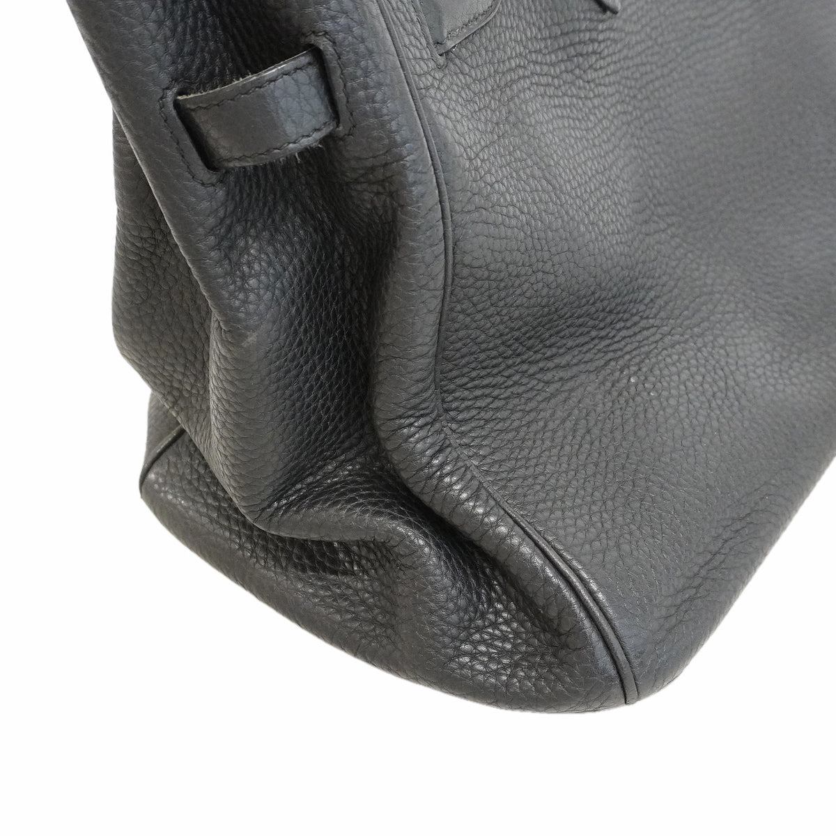 【6ie7170】エルメス ハンドバッグ バーキン35 トリヨンクレマンス ブラック シルバー金具 □K刻印【中古】レディース