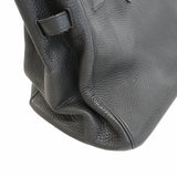 【6ie7170】エルメス ハンドバッグ バーキン35 トリヨンクレマンス ブラック シルバー金具 □K刻印【中古】レディース