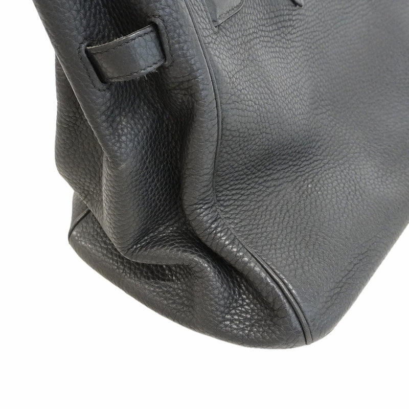 【6ie7170】エルメス ハンドバッグ バーキン35 トリヨンクレマンス ブラック シルバー金具 □K刻印【中古】レディース