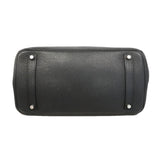 【6ie7170】エルメス ハンドバッグ バーキン35 トリヨンクレマンス ブラック シルバー金具 □K刻印【中古】レディース