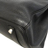 【6ie7170】エルメス ハンドバッグ バーキン35 トリヨンクレマンス ブラック シルバー金具 □K刻印【中古】レディース