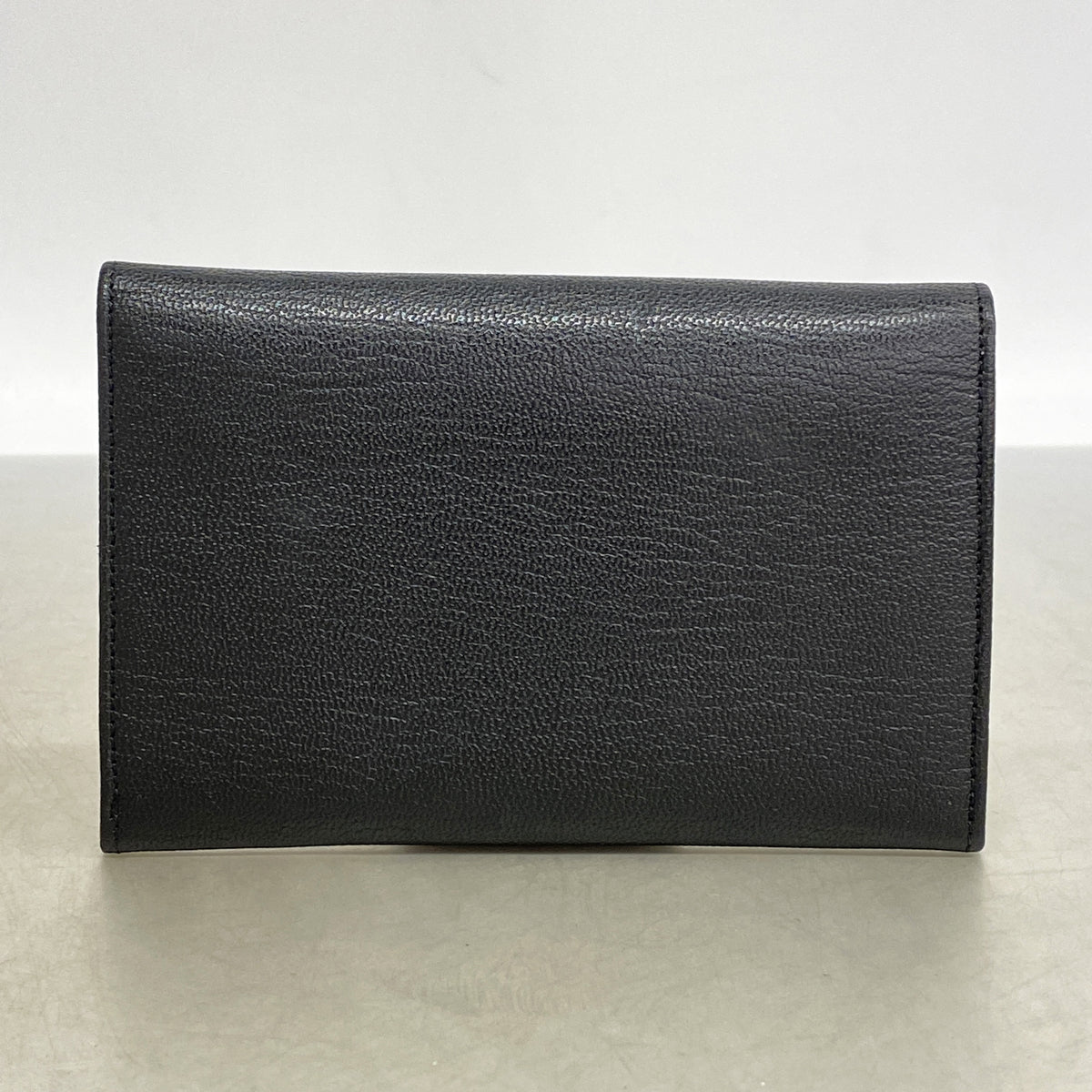 【6ie7173】シャネル 財布 レザー ブラック ゴールド金具【中古】レディース