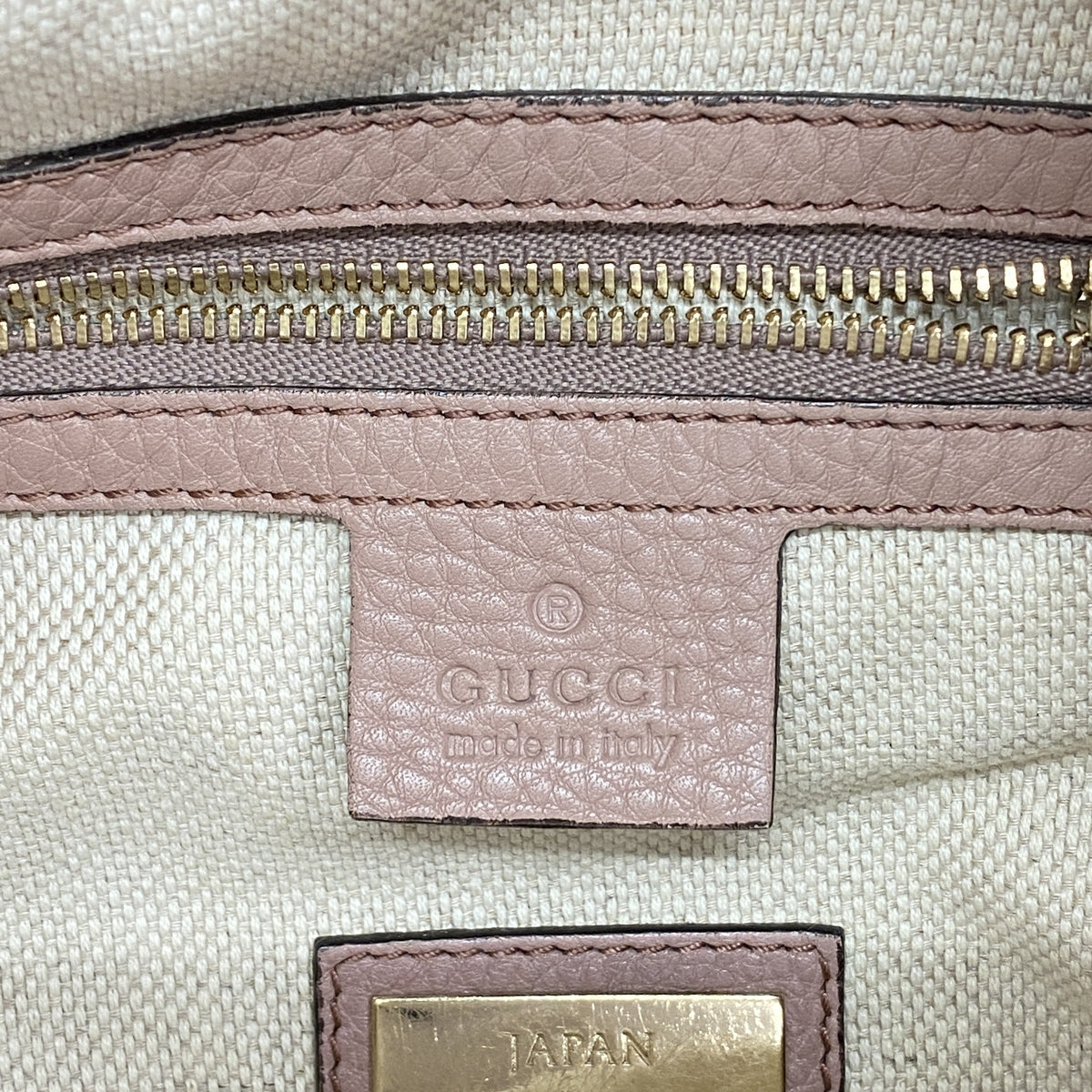 【6ie7175】グッチ ハンドバッグ ソーホー 336751 レザー ピンク シャンパンゴールド金具 2wayバッグ【中古】レディース