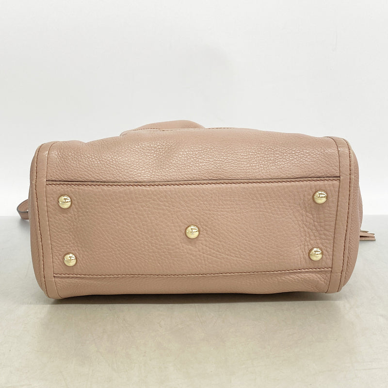 【6ie7175】グッチ ハンドバッグ ソーホー 336751 レザー ピンク シャンパンゴールド金具 2wayバッグ【中古】レディース
