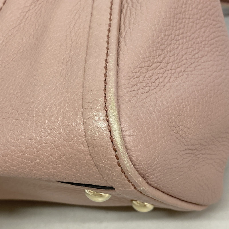 【6ie7175】グッチ ハンドバッグ ソーホー 336751 レザー ピンク シャンパンゴールド金具 2wayバッグ【中古】レディース