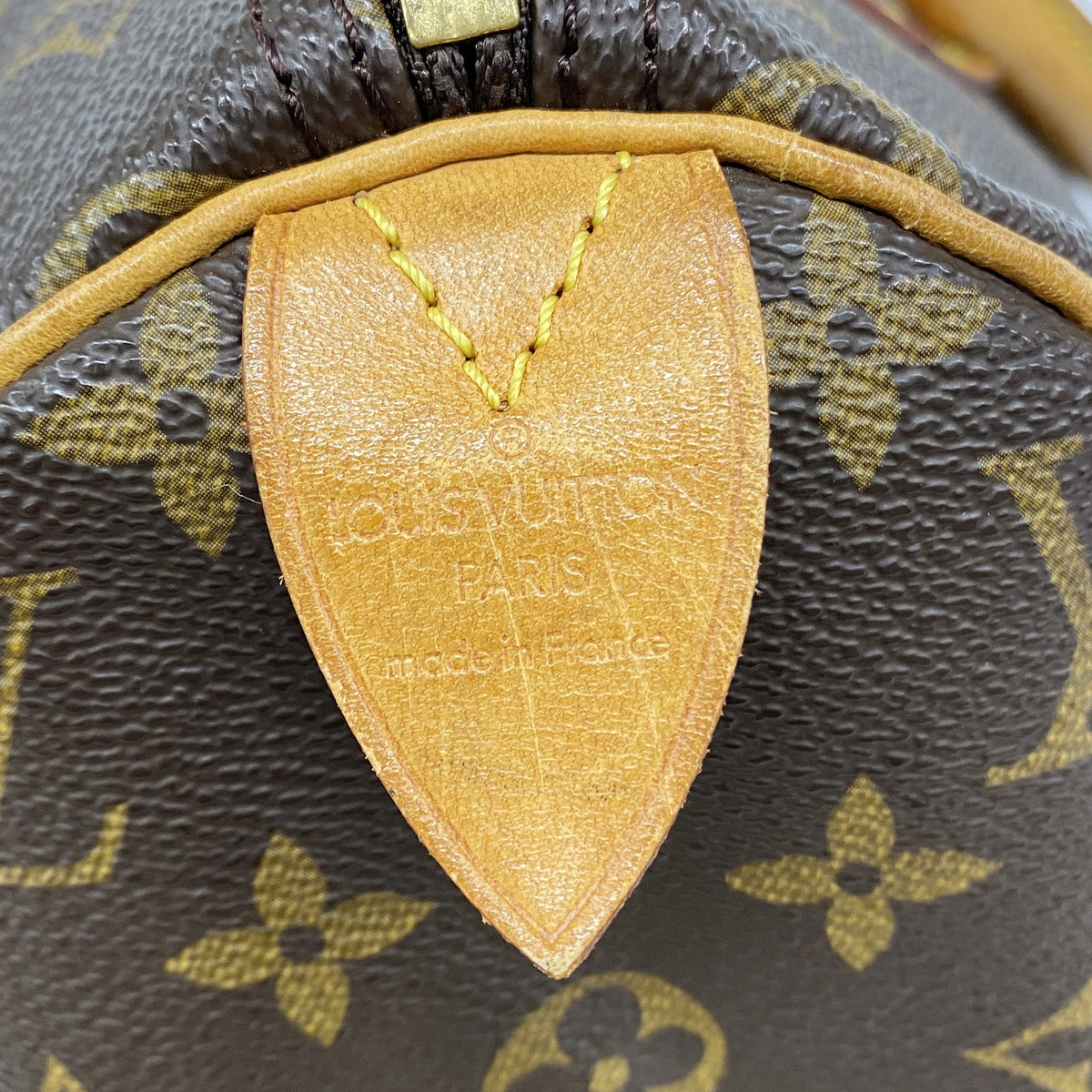 【6ie7186】ルイヴィトン ハンドバッグ モノグラム スピーディ30 M41108 ブラウン【中古】レディース