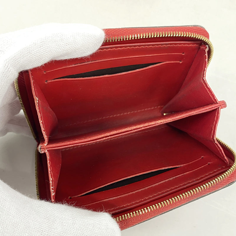 【6ie7190】ルイヴィトン コインケース ヴェルニ ジッピーコインパース M90202 スリーズ【中古】レディース