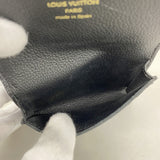 【6ie7191】ルイヴィトン カードケース モノグラム・アンプラント アンヴェロップカルトドゥヴィジット M27908 ノワール【中古】レディース