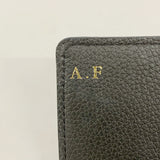 【6ie7191】ルイヴィトン カードケース モノグラム・アンプラント アンヴェロップカルトドゥヴィジット M27908 ノワール【中古】レディース