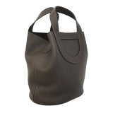 【6ie7193】エルメス ハンドバッグ インザループ22 トリヨンクレマンス ベブラン シルバー金具 G刻印【中古】レディース