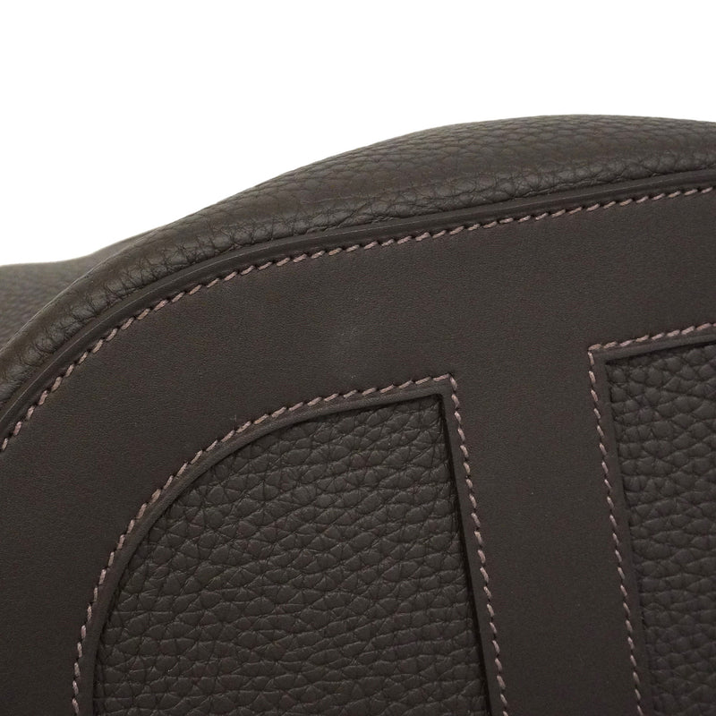 【6ie7193】エルメス ハンドバッグ インザループ22 トリヨンクレマンス ベブラン シルバー金具 G刻印【中古】レディース