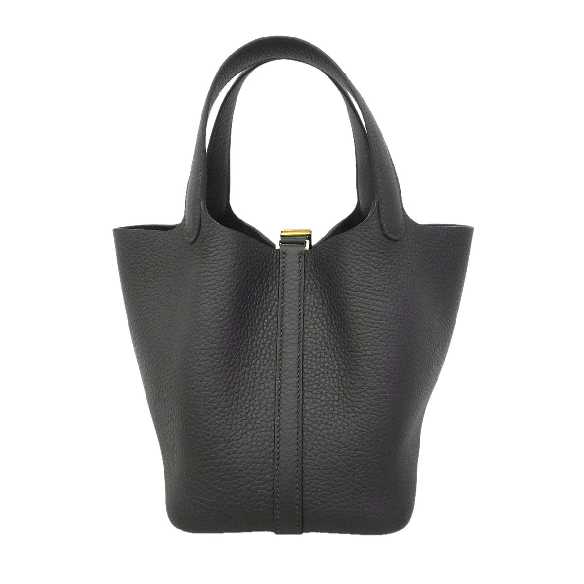 【6ie7194】エルメス ハンドバッグ ピコタンロックPM トリヨンクレマンス ブルーニュイ ゴールド金具 G刻印【中古】レディース