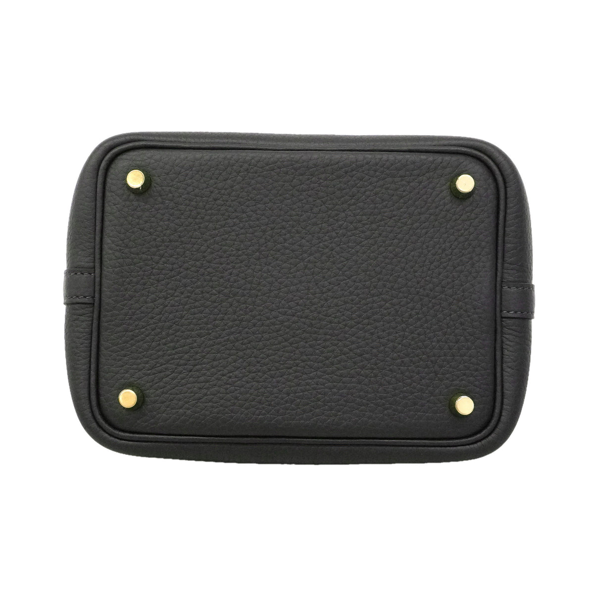 【6ie7194】エルメス ハンドバッグ ピコタンロックPM トリヨンクレマンス ブルーニュイ ゴールド金具 G刻印【中古】レディース