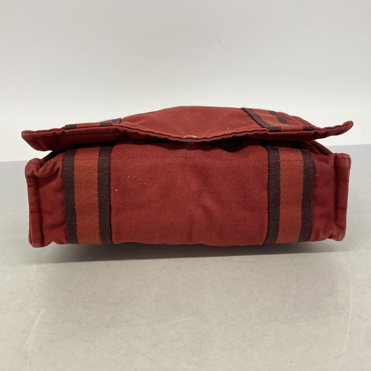 【6ie7196】エルメス ショルダーバッグ フールトゥバサスPM キャンバス ボルドー シルバー金具【中古】メンズ レディース ユニセックス