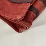 【6ie7196】エルメス ショルダーバッグ フールトゥバサスPM キャンバス ボルドー シルバー金具【中古】メンズ レディース ユニセックス