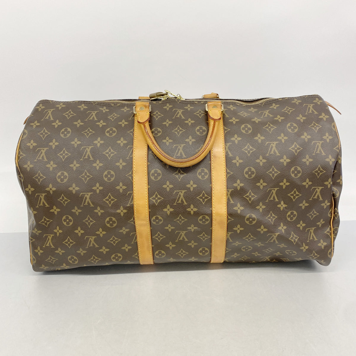 【6ie7199】ルイヴィトン ボストンバッグ モノグラム キーポル55 M41424 ブラウン【中古】メンズ レディース ユニセックス