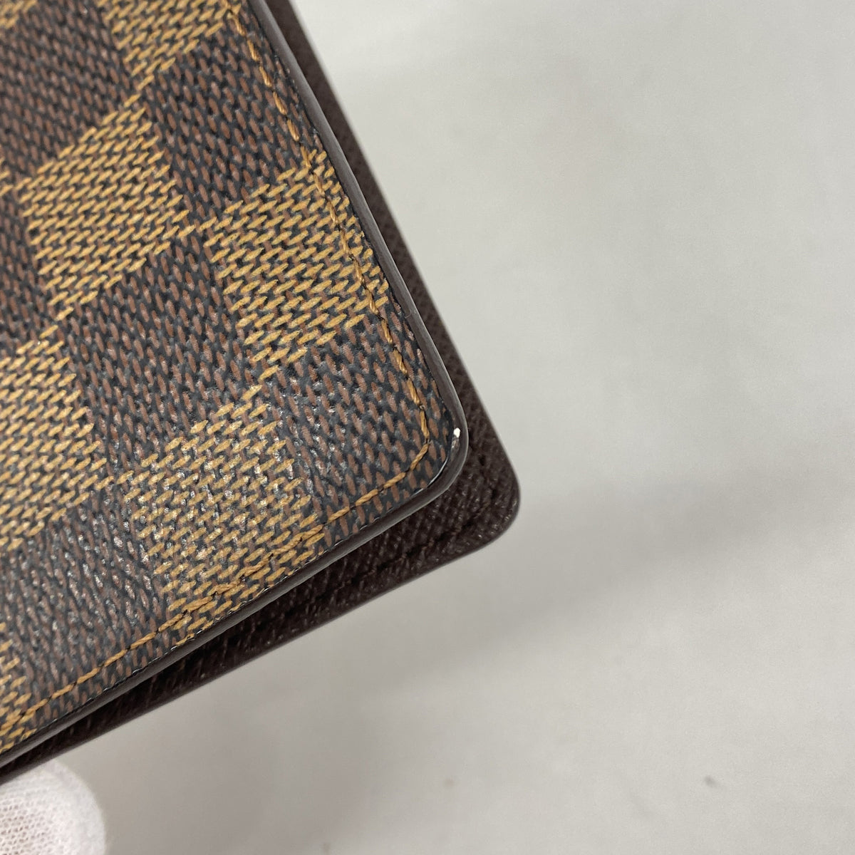 【6ie7205】ルイヴィトン カードケース ダミエ ポルト2カルトヴェルティカル N60533 エベヌ【中古】メンズ レディース ユニセックス