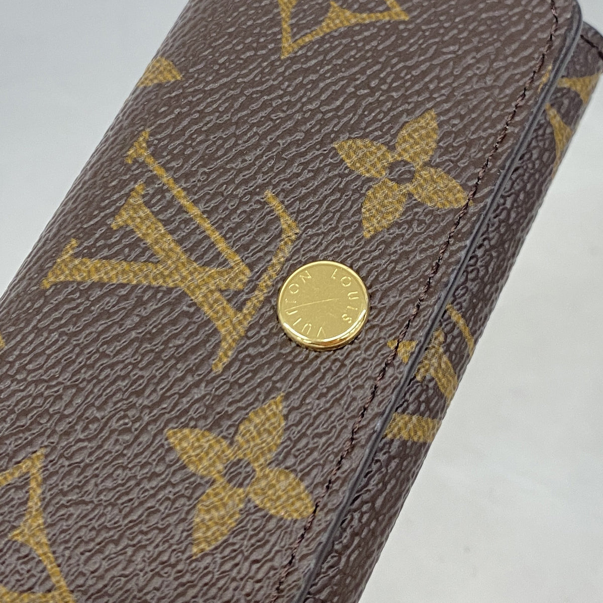 【6ie7214】ルイヴィトン キーケース モノグラム ミュルティクレ4 M28302 スカイブルー【中古】レディース