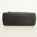 【6ie7233】シャネル ハンドバッグ マトラッセ キャビアスキン ブラック シャンパンゴールド金具【中古】レディース