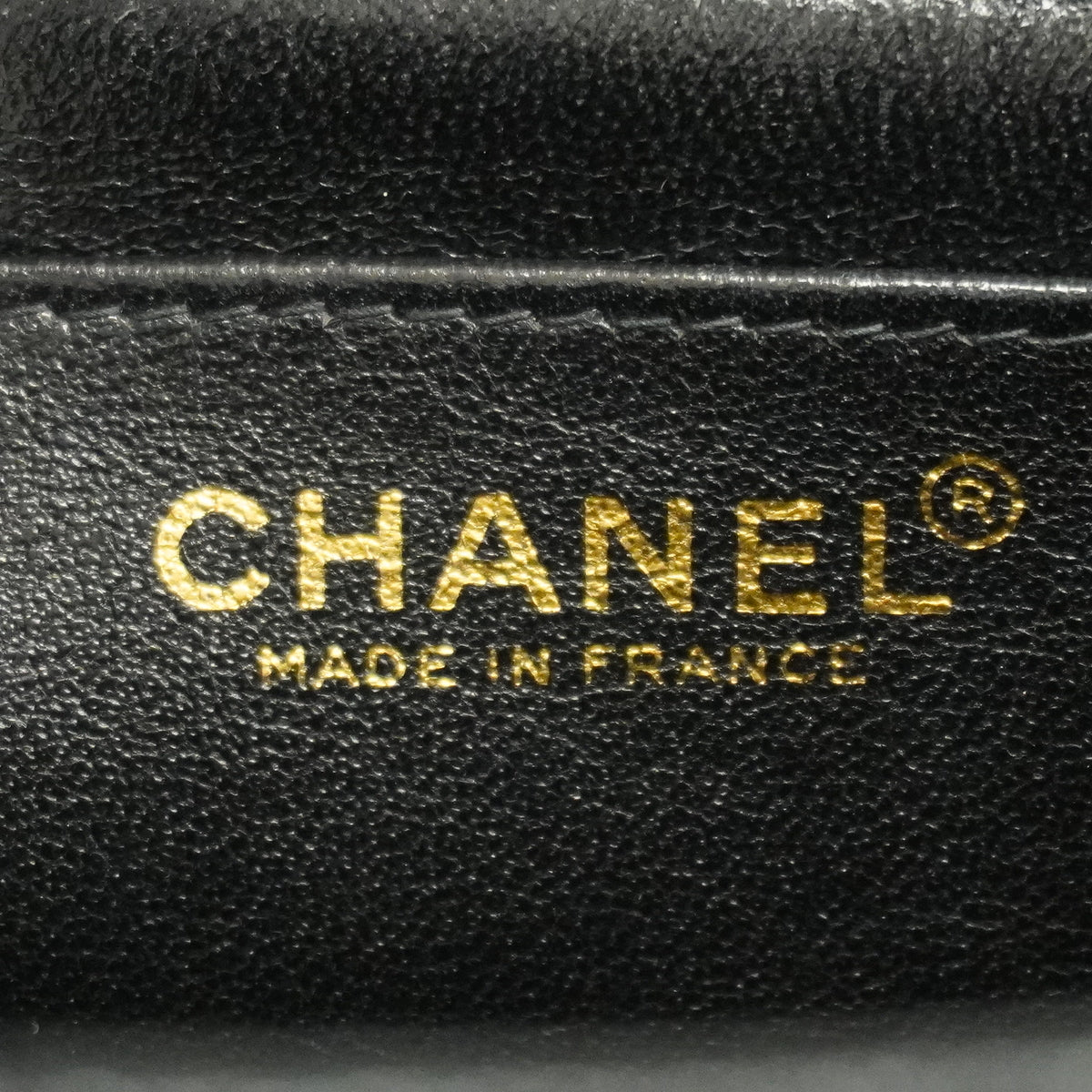 【6ie7233】シャネル ハンドバッグ マトラッセ キャビアスキン ブラック シャンパンゴールド金具【中古】レディース